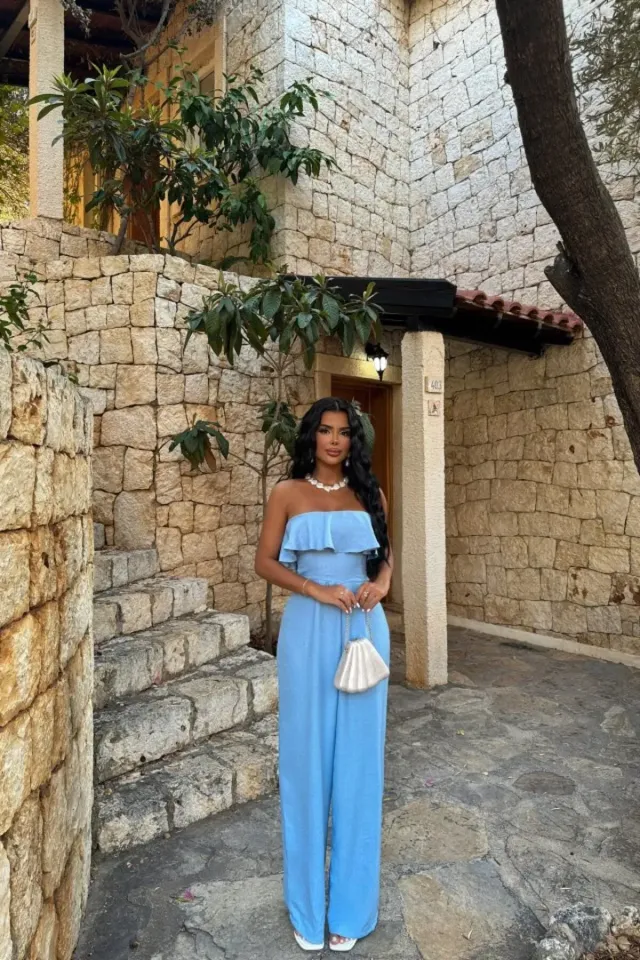 Omuz Detaylı Şık Tulum